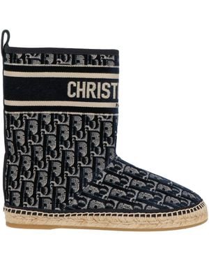 Dior Botines De Caña Alta - Negro