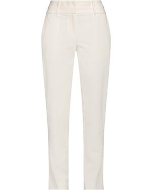 Ballantyne Ivory Pants Polyester, Virgin Wool, Elastane - White