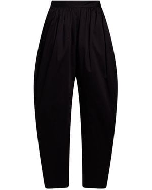SUTURA BE A POEM Trousers Cotton, Elastane - Black