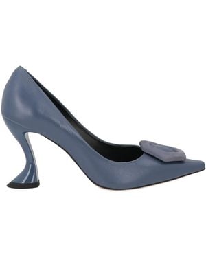 Vicenza Pumps Leather - Blue