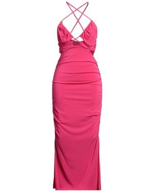 SIMONA CORSELLINI Midi Dress - Pink