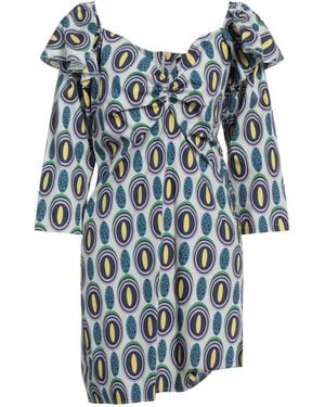 XT STUDIO Mini Dress Cotton - Blue