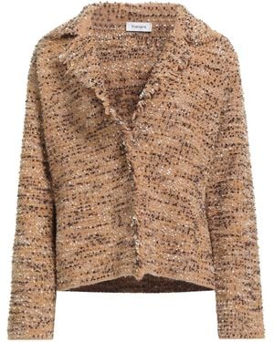 Kangra Camel Jacket Wool, Polyamide, Polyester - Brown