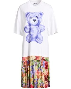 Moschino Midi Dress Cotton - White