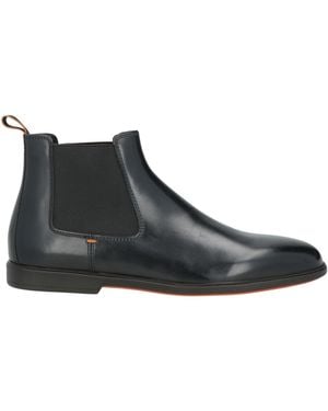 Santoni Ankle Boots Leather - Black
