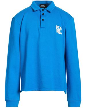 KARL LAGERFELD Sweatshirt Cotton - Blue