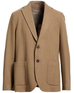 Circolo 1901 Camel Blazer Virgin Wool, Elastane - Brown