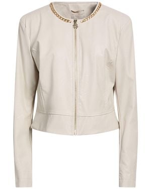 Rinascimento Light Jacket Viscose, Polyurethane Resin - Natural