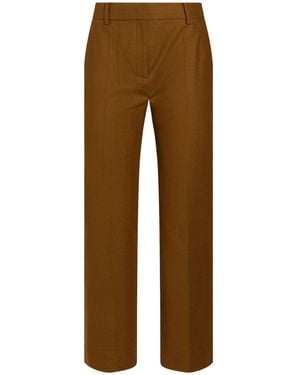 Alberta Ferretti Pants Virgin Wool, Elastane - Brown