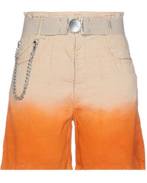 High Shorts & Bermuda Shorts - Orange