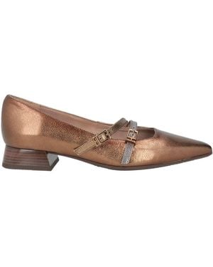 Hispanitas Ballet Flats Leather - Brown