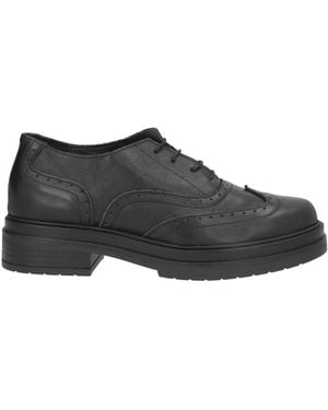 Divine Follie Lace-Up Shoes Leather - Black