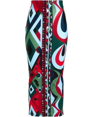 Emilio Pucci Maxi Skirt - Red