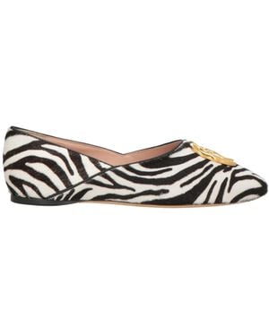 Bally Ballet Flats - White