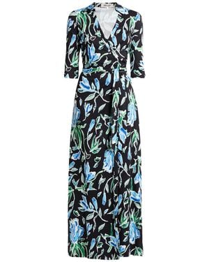 Diane von Furstenberg Robe longue - Bleu