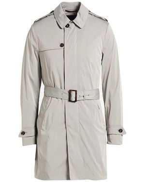 Moorer Overcoat & Trench Coat - Grey
