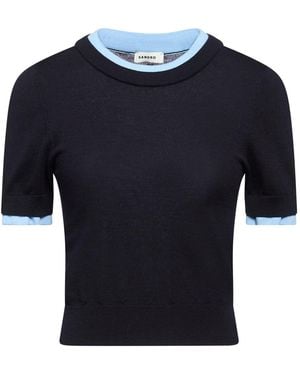 Sandro Midnight Sweater Wool - Blue