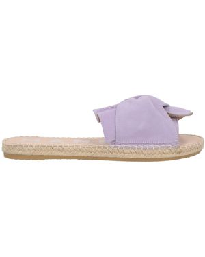 Manebí Lilac Espadrilles Leather - Purple