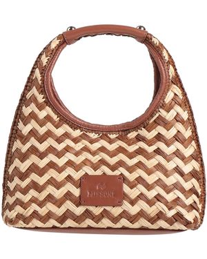 Missoni Handbag Natural Raffia, Leather - Brown