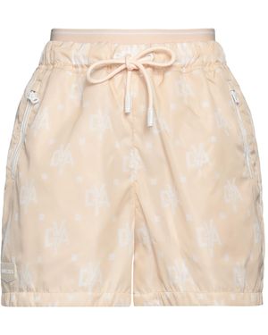 Duvetica Drawstring Nylon Athletic Shorts - Natural