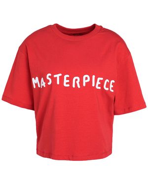 MAX&Co. Boxyclaim Collaboration With Pietro Terzini T-Shirt Cotton, Elastane - Red