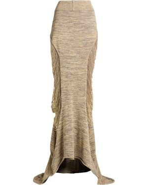 Rick Owens Maxi Skirt - Natural