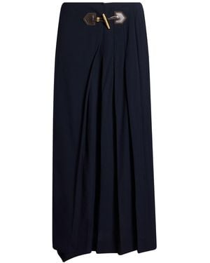 Moschino Midi Skirt Wool - Blue