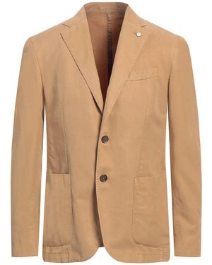 L.B.M. 1911 Blazer Lyocell, Linen, Cotton - Natural