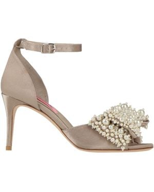 Custommade• Sand Sandals Textile Fibers - Metallic