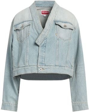 KENZO Jeansjacke/-mantel - Blau
