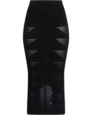 Rick Owens Midi Skirt - Black