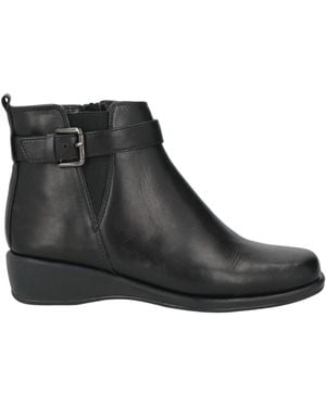 The Flexx Ankle Boots Leather - Black