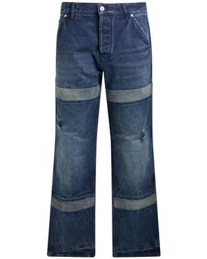 Wales Bonner Jeans Cotton - Blue