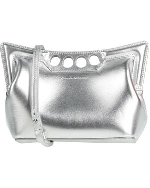 McQueen Cross-Body Bag Leather - White