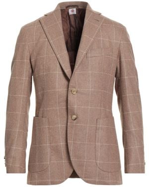 Luigi Borrelli Napoli Camel Blazer Virgin Wool, Cashmere - Brown