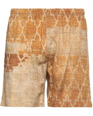 Paura Marigold Shorts & Bermuda Shorts Viscose - Natural