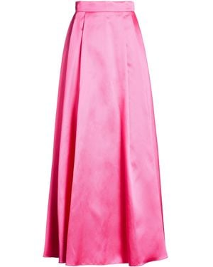 CAMILLA Fuchsia Maxi Skirt Polyester - Pink
