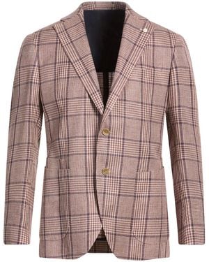 Luigi Bianchi Blazer Linen, Silk, Cotton - Brown