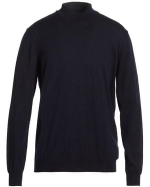 Dondup Midnight Turtleneck Wool, Cotton - Blue