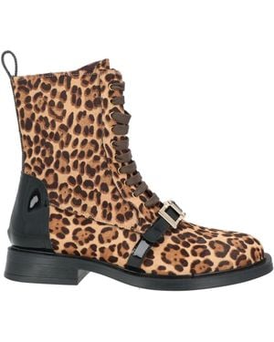 Lorenzo Mari Sand Ankle Boots Leather - Brown