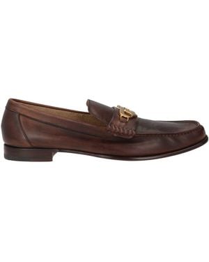 Testoni Loafers Leather - Brown