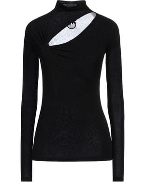 Pinko T-Shirt Viscose, Polyamide, Cashmere, Elastane - Black