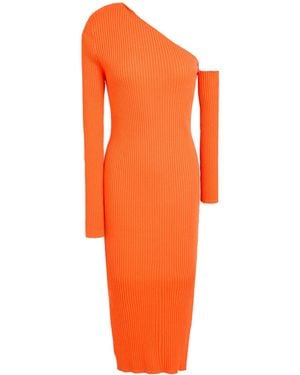 Philo-Sofie Cashmere Vestido midi - Naranja