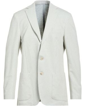 Eleventy Sky Blazer Cotton, Linen, Elastane - White