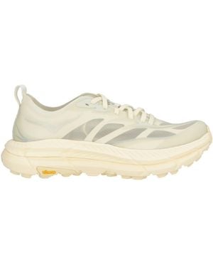 Hoka One One Ivory Trainers Textile Fibres, Synthetic Fibres - Natural