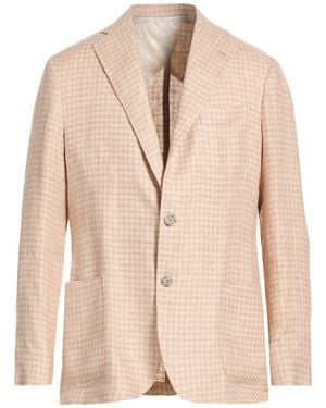 Barba Napoli Blush Blazer Linen - Natural
