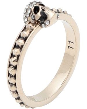 McQueen Ring Metal - Metallic
