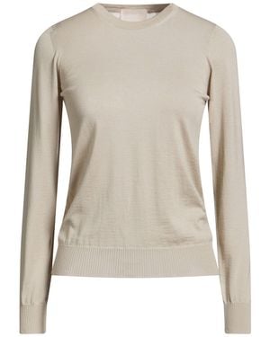 Drumohr Sand Sweater Super 140S Wool - Natural