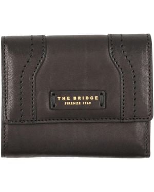 The Bridge Wallet Leather - Black