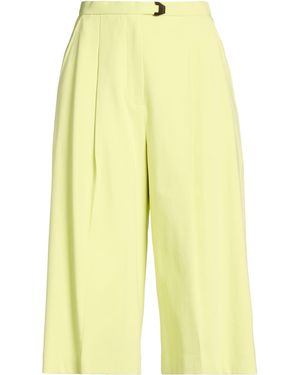 Agnona Lime Pants Cotton, Viscose, Elastane - Yellow